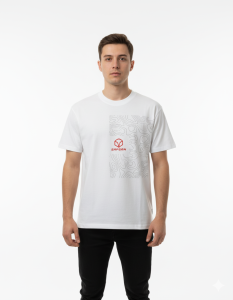 Футболка SAPSAN белая фото 919